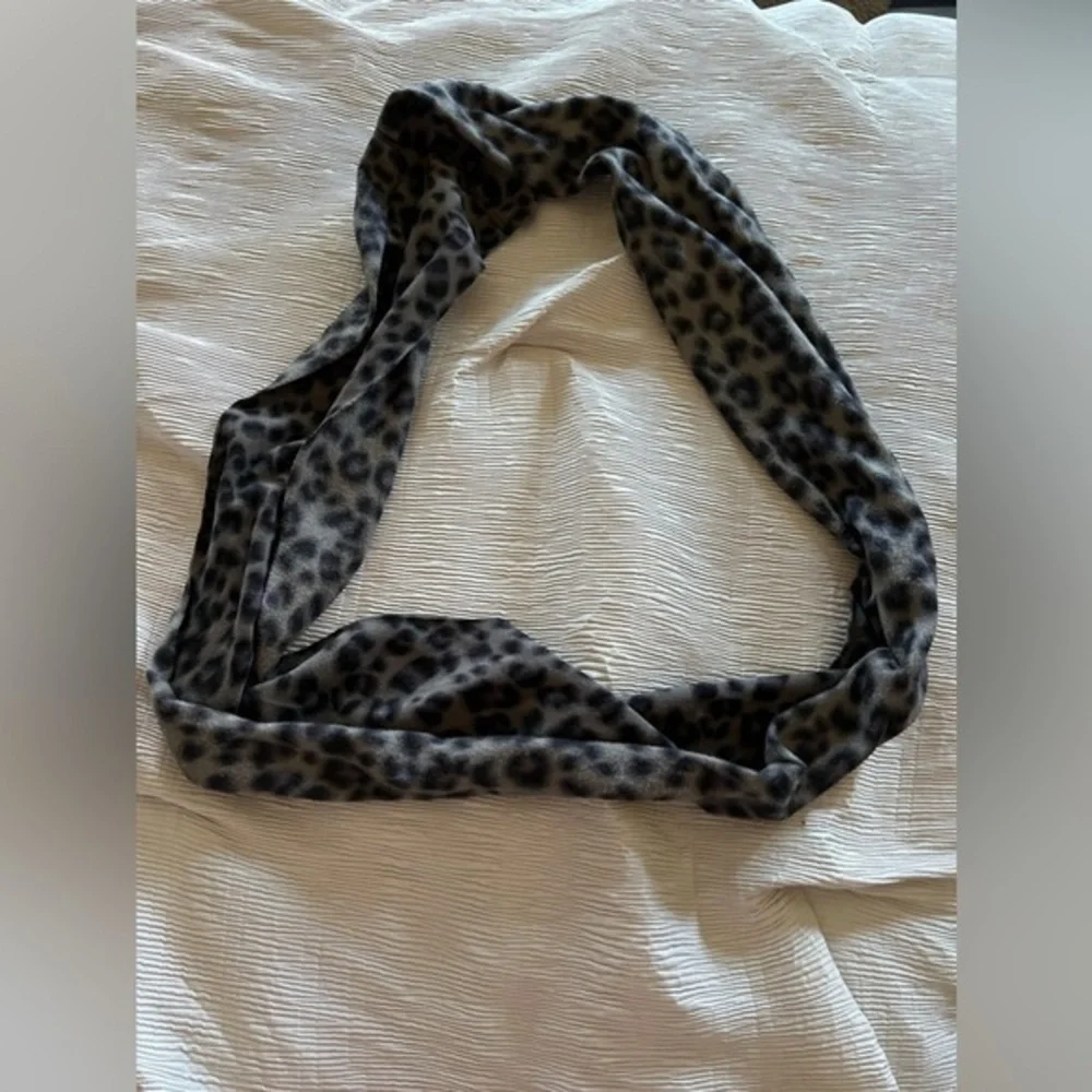 Leopard Print‎ fleece infinity scarf